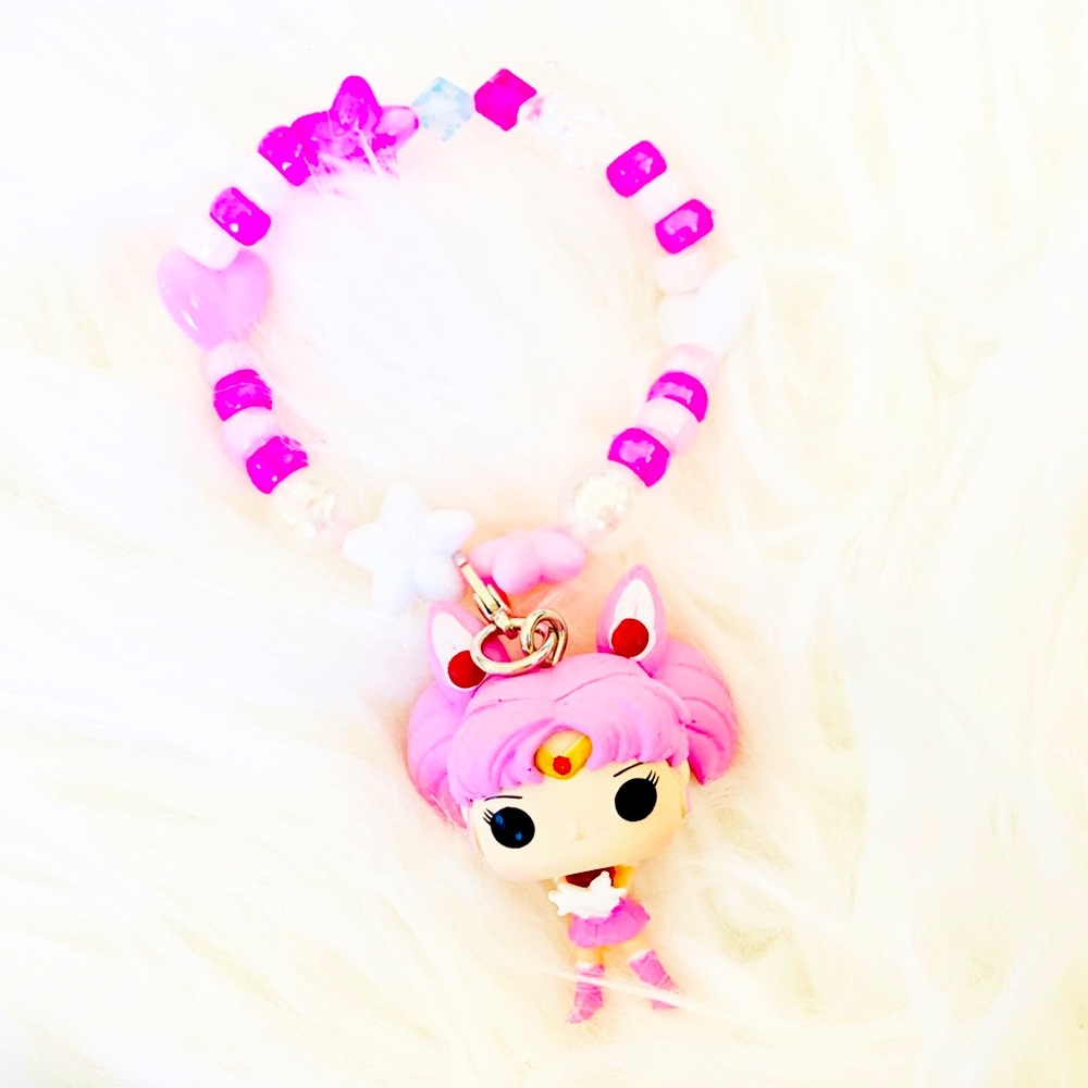Sailor Moon Pink KANDI Bracelet